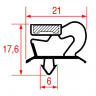Уплотнение двери ANGELO PO 37Q5340